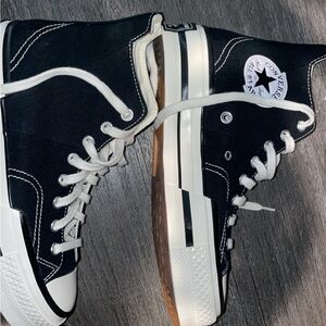 Converse All Star Chuck 70 Plus Black and White High-Top Sneakers